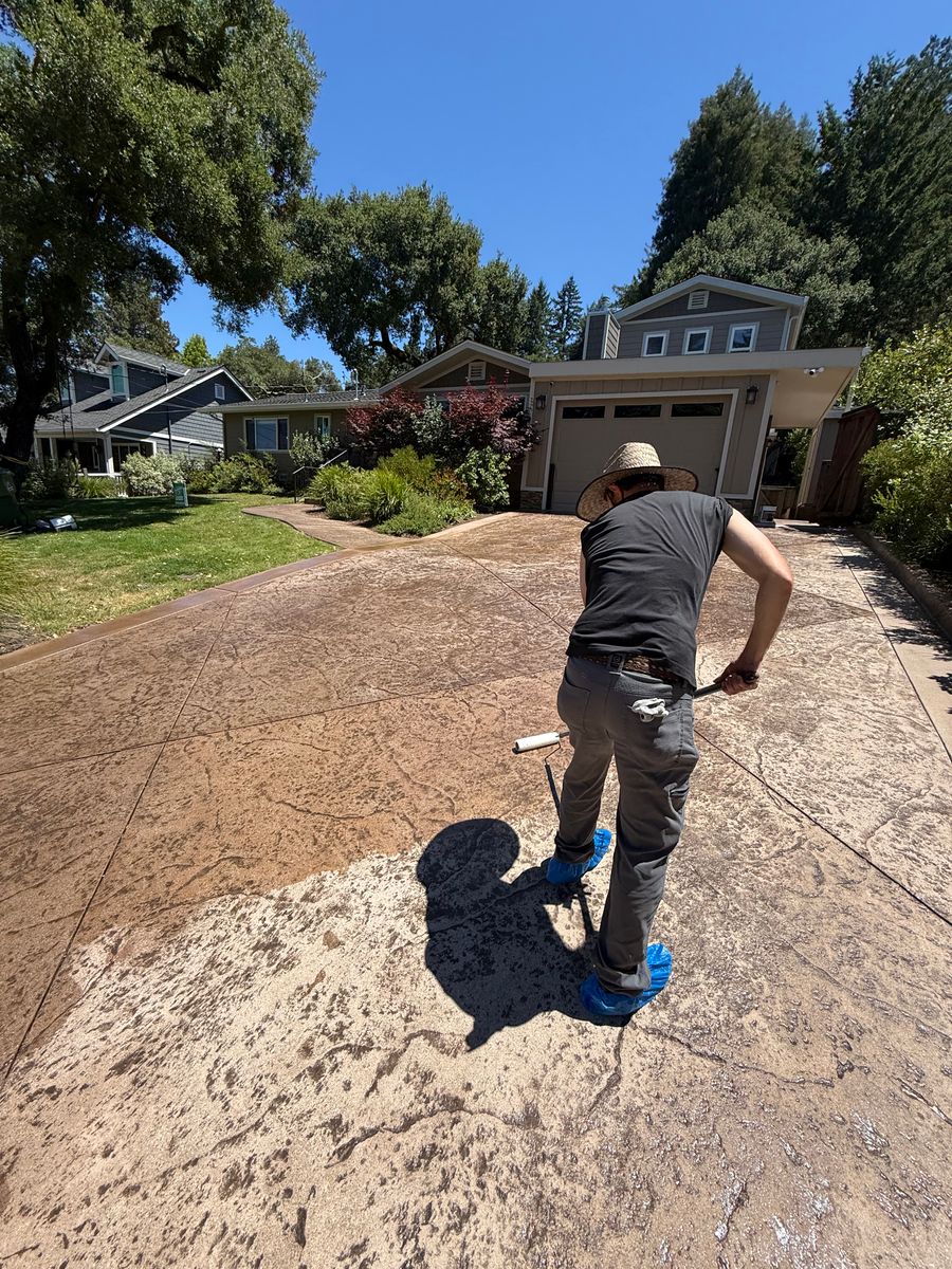 Concrete Sealer Restoration for GGG Home Services in San Jose, CA