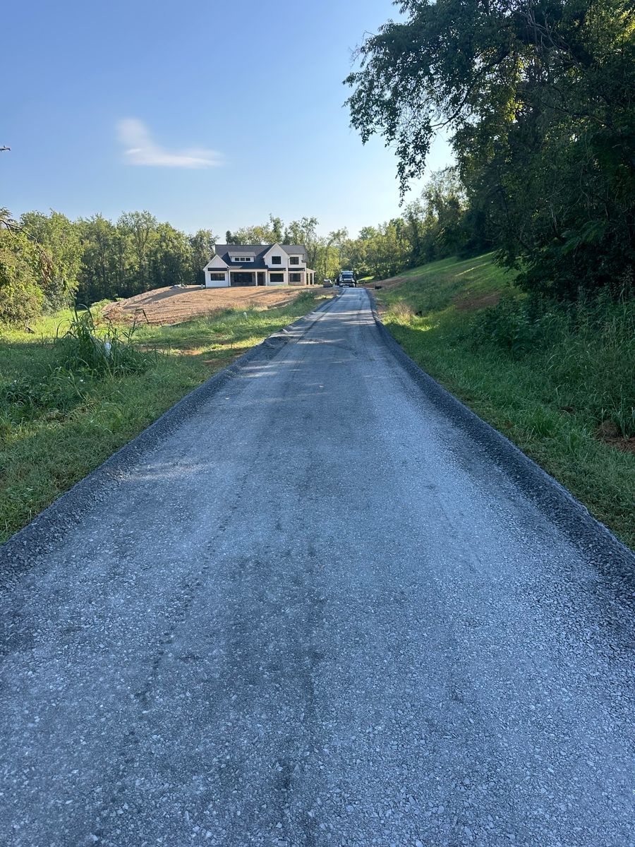 Grading for James R Carter Paving in Roanoke, VA