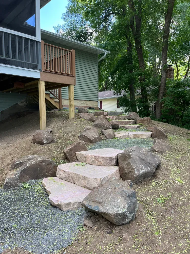 Natural Stone Hardscape for Landscape . Paint . Renovate in Lino Lakes, MN