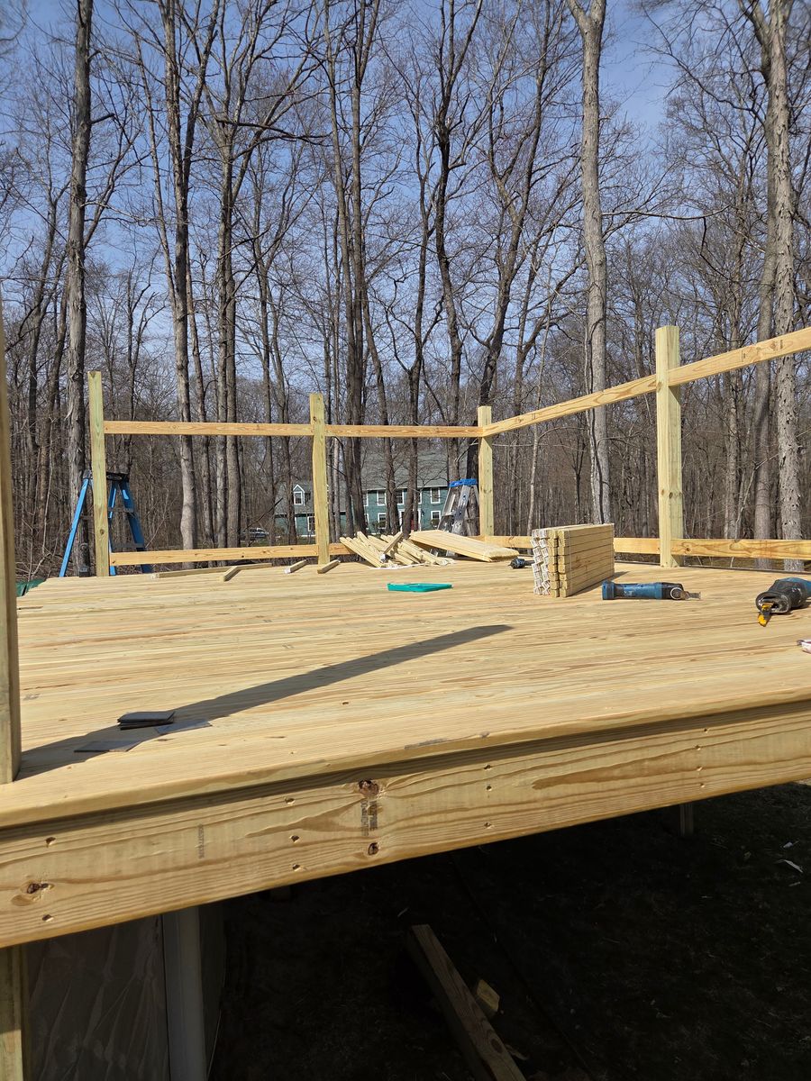 Deck Construction for  AAA Maintenance and Handyman Services in Sterling, CT
