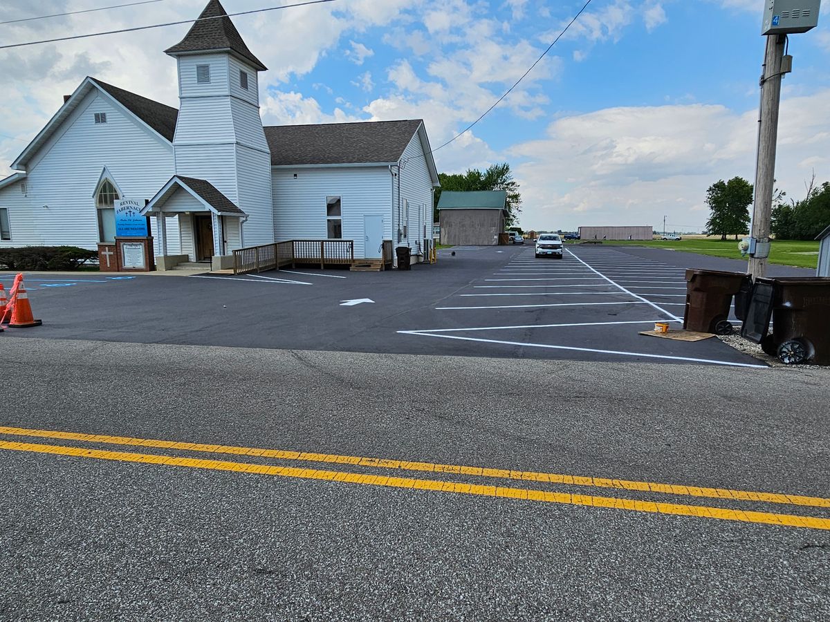 Parking Lot Construction for Smith's Paving and Sealcoating in Rushville, IN