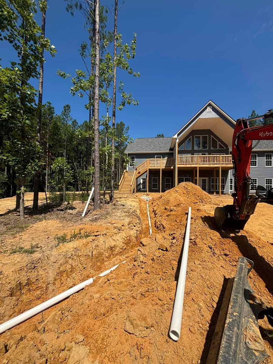 Septic Installation for TD Dirtworks in Tracy City, TN