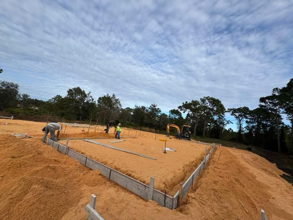 Site Preparation for All Phases Decorative Concrete in Sebring, FL