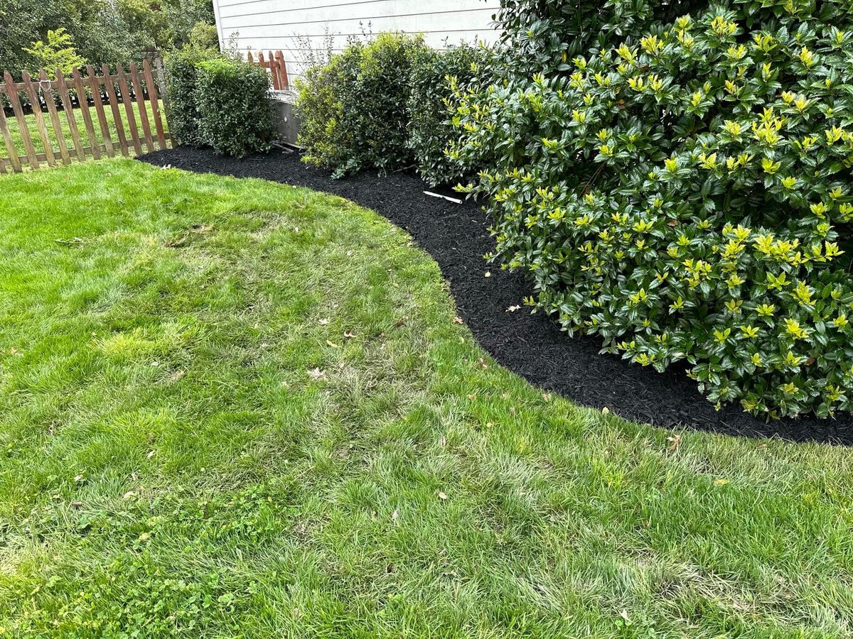 Mulch Installation for Cisco Kid Landscaping Inc. in Lincolnton, NC