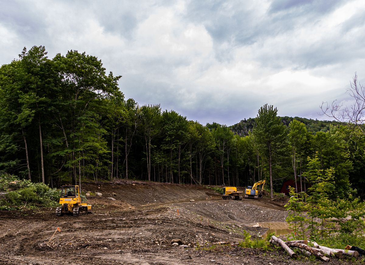 Land Clearing & Demolition for Andy Naylor Excavation in Stowe, VT