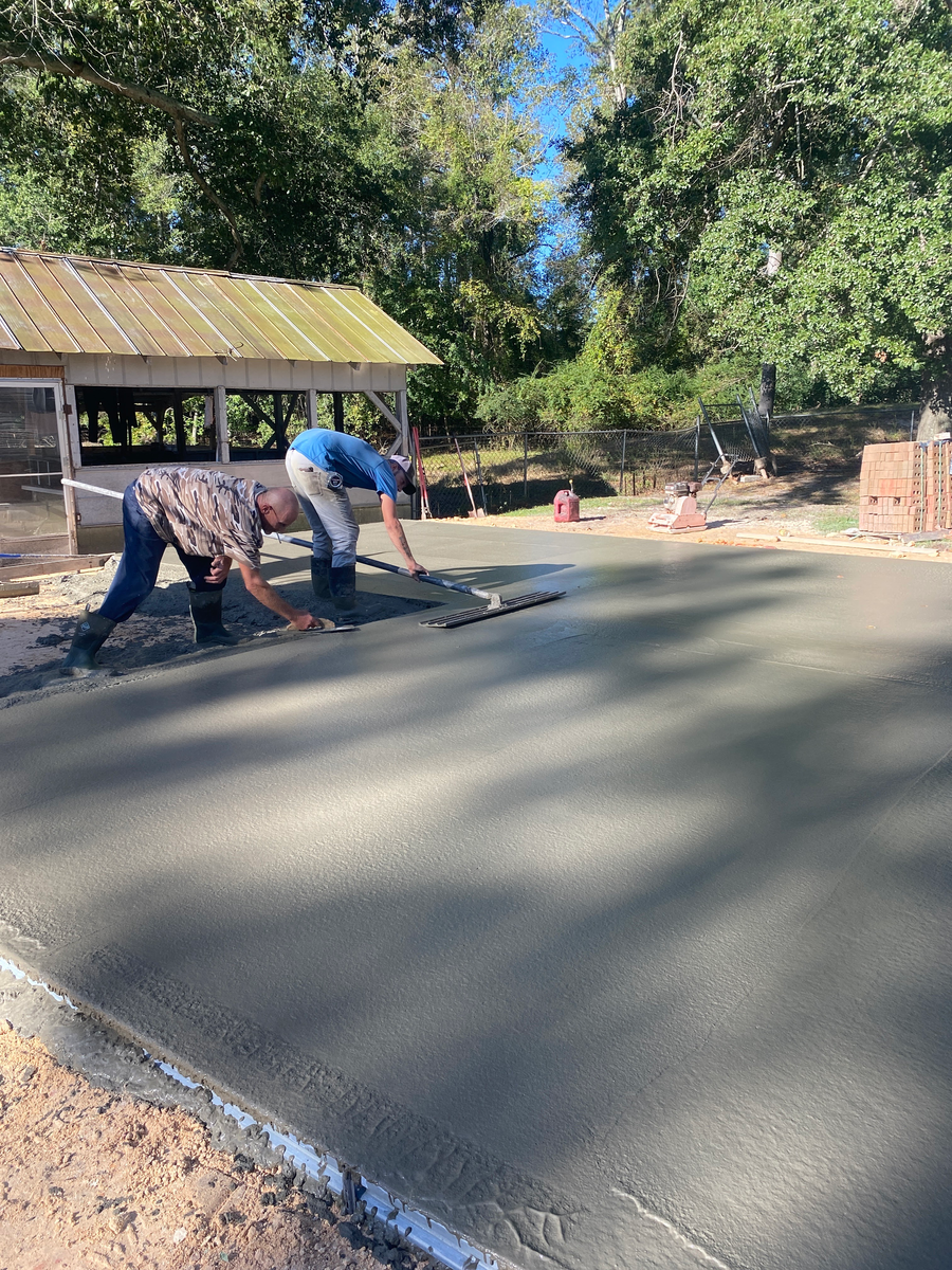 Concrete Slab Construction for Big League Concrete and Grading in Batesburg-Leesville, SC