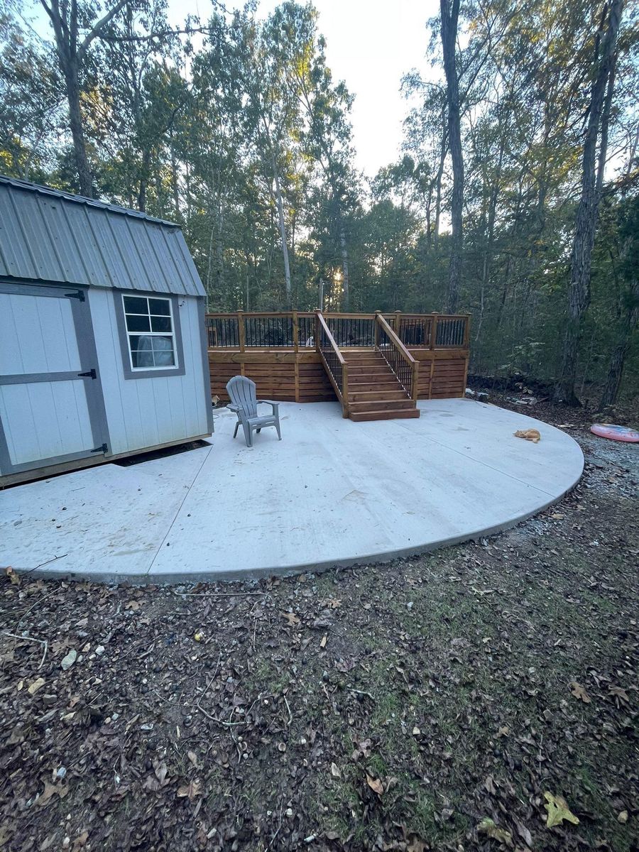 Concrete Slab Construction for Big League Concrete and Grading in Batesburg-Leesville, SC