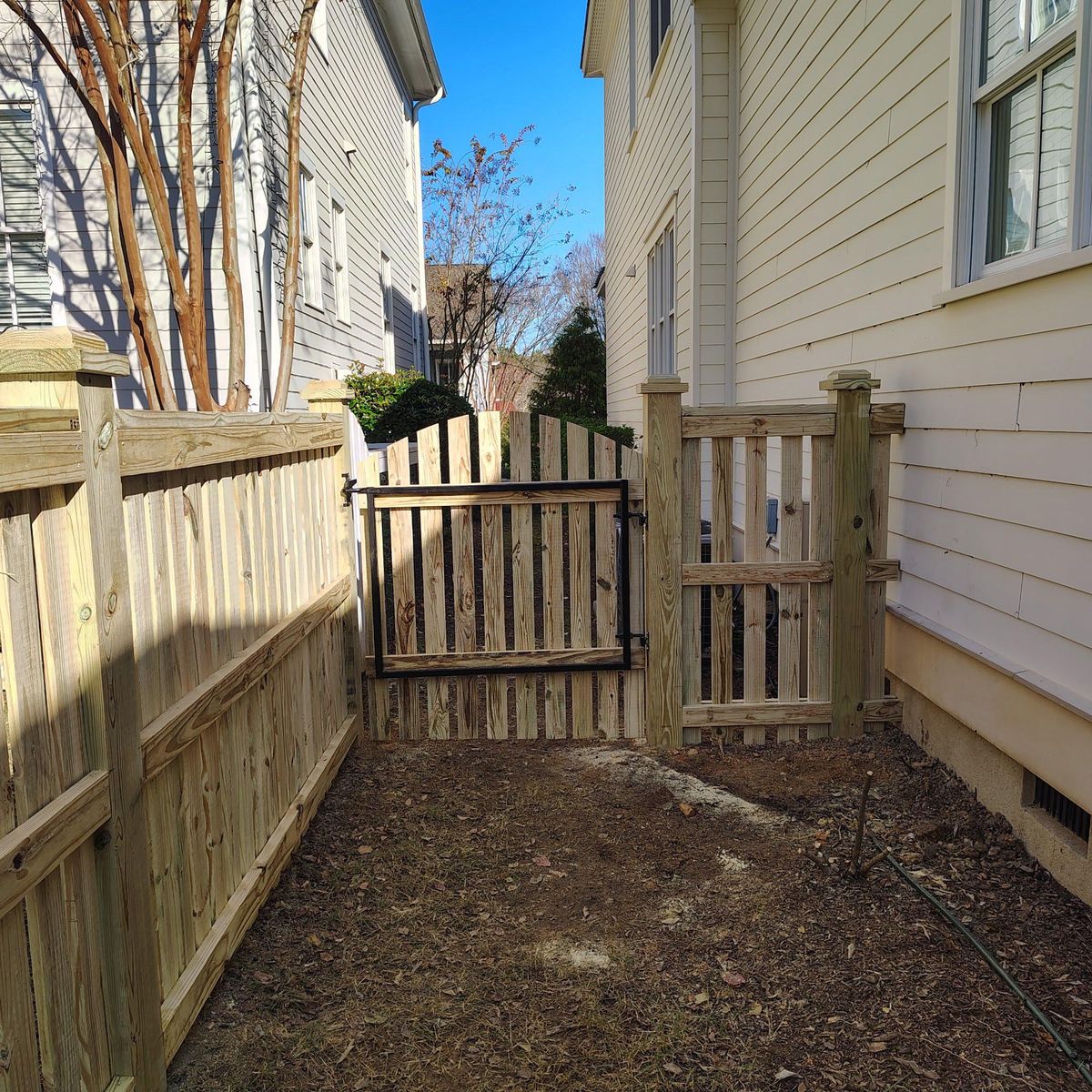 Wood Fence Installation for JB Nealy Fence in Elgin, SC
