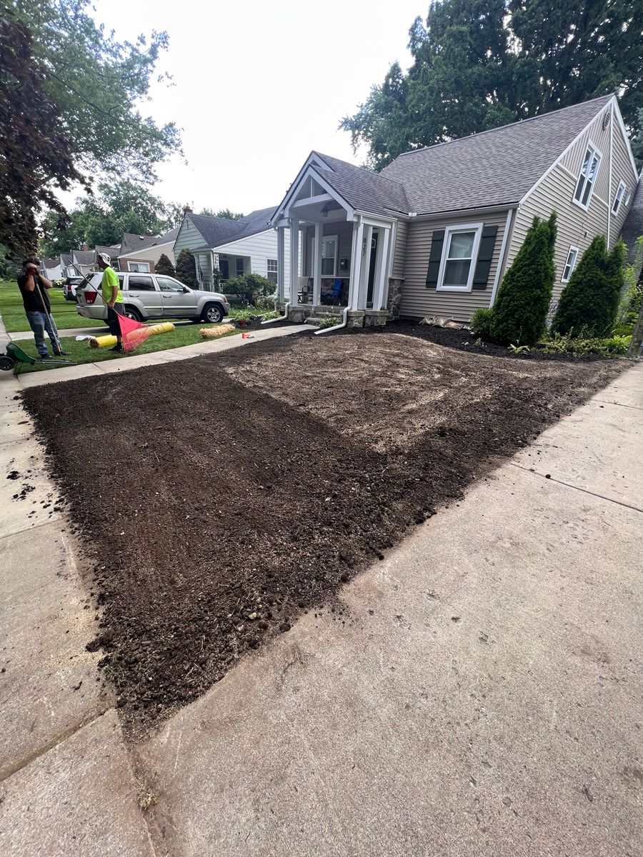 Seeding for Alltimate Outdoor Services in Warren, MI