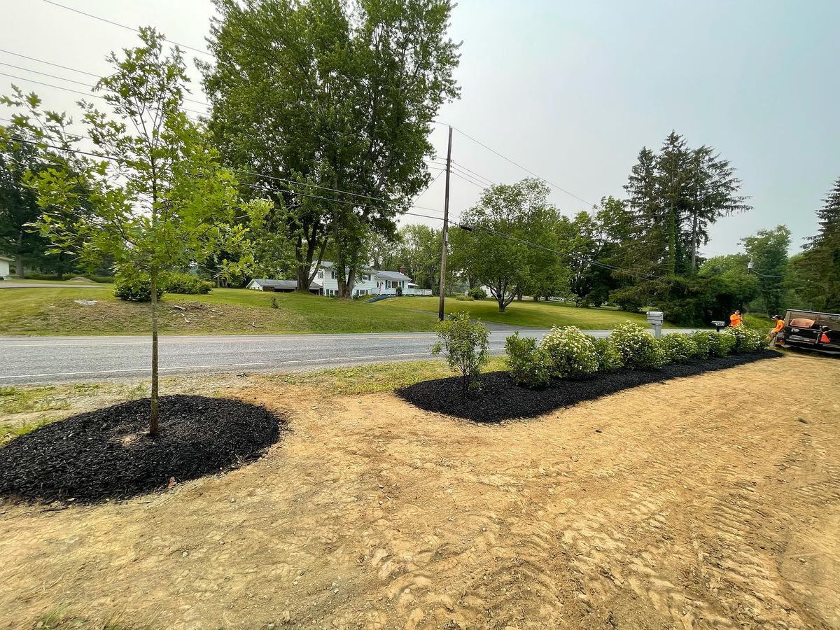 Landscaping installation for NK Landscaping LLC in Dutchess County, NY