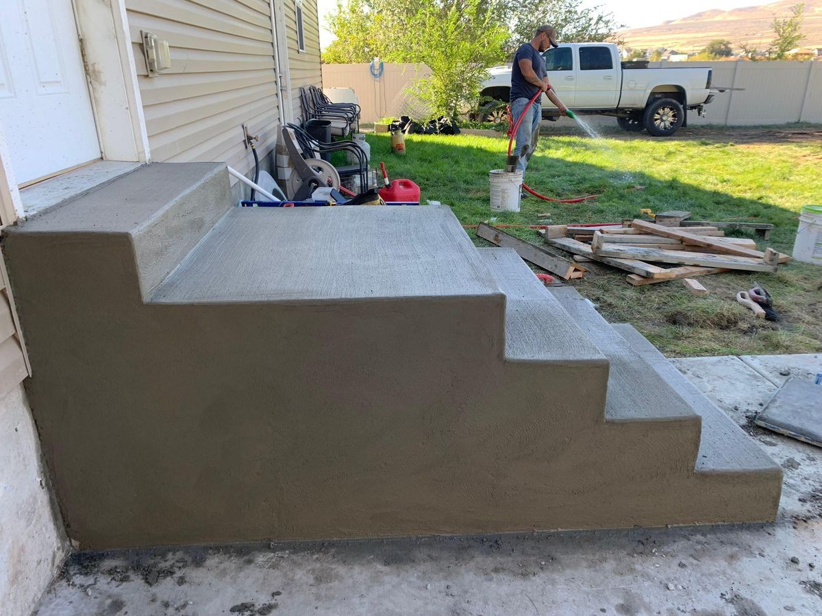 Stair Design & Installation for Diamond Peak Concrete in Garland, UT