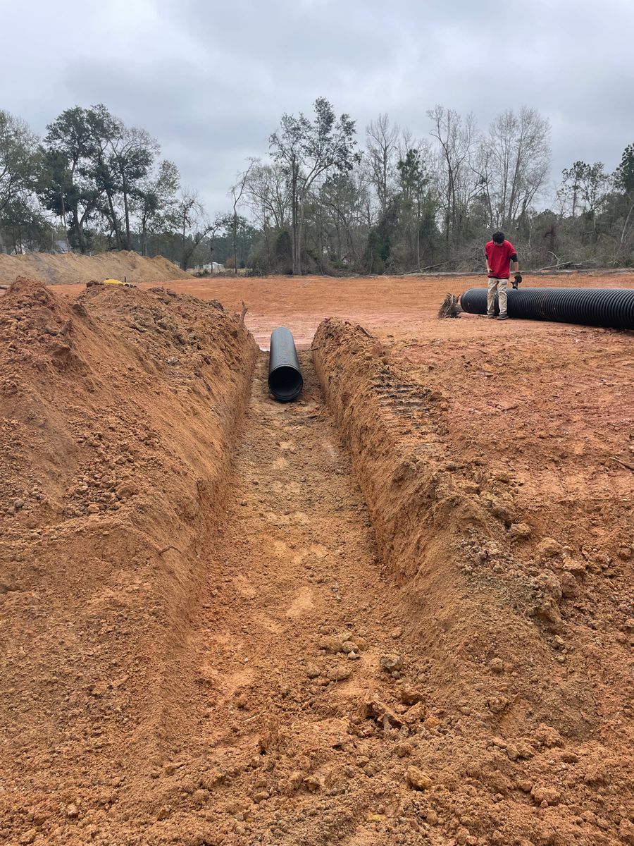 Trenching for Ewc Land Clearing and more in Lake Park, GA