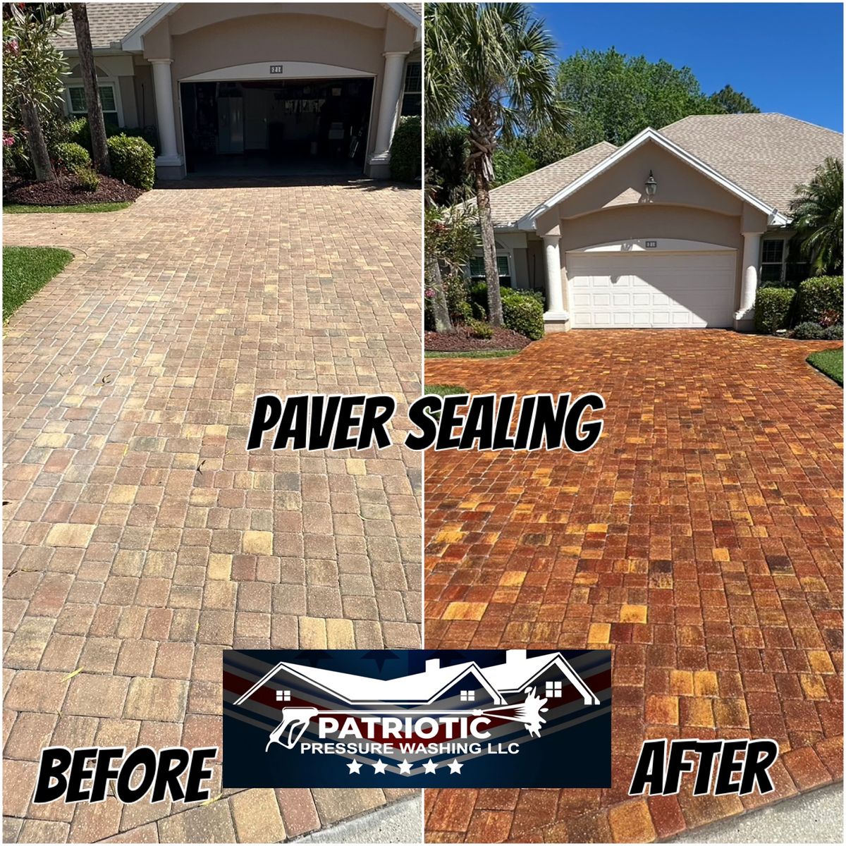 Paver Sealing for Patriotic Pressure Washing & Paver Sealing in Green Cove Springs, FL