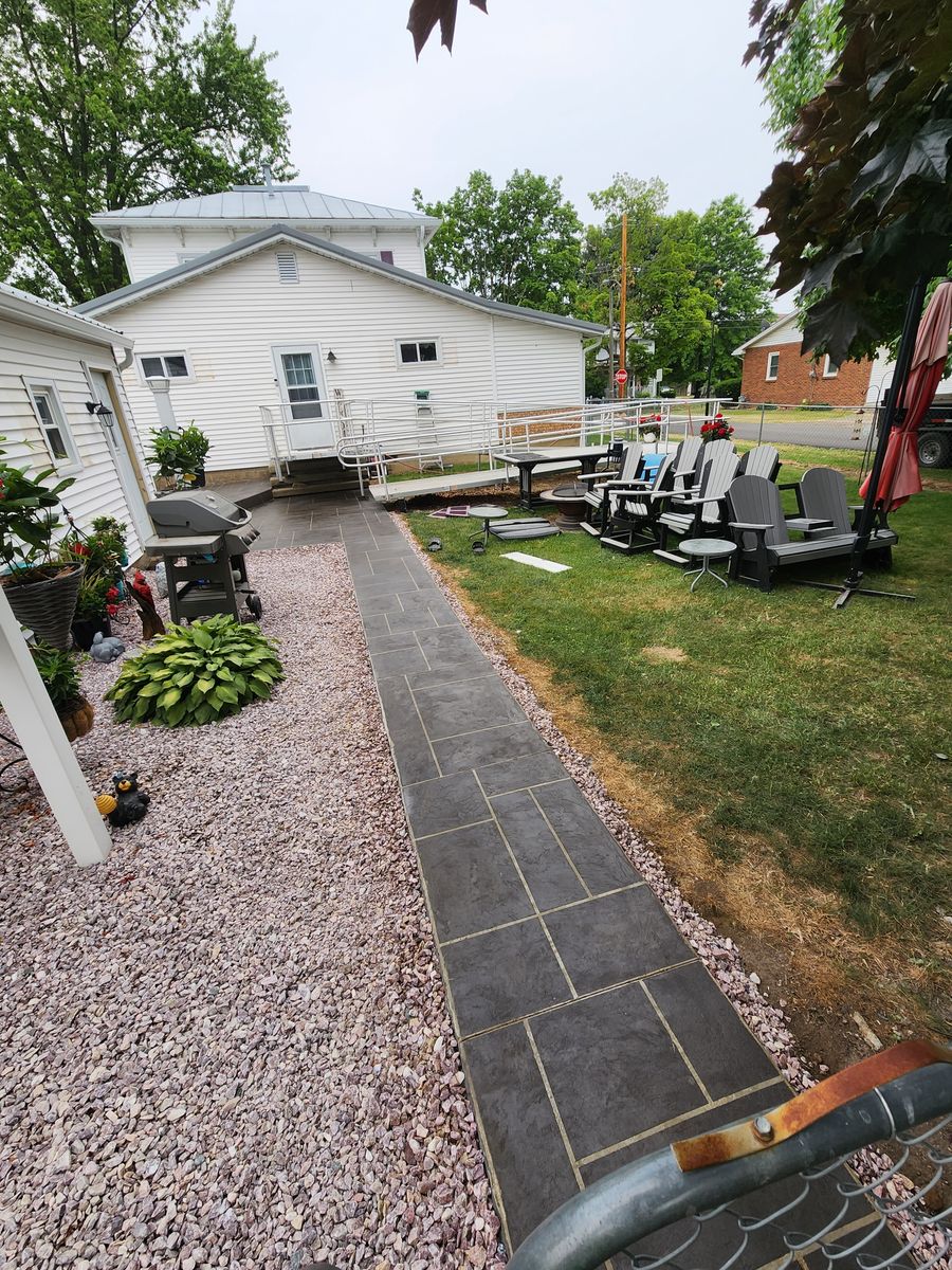 Sidewalk Installation for New Edge Concrete in Mount Vernon, OH