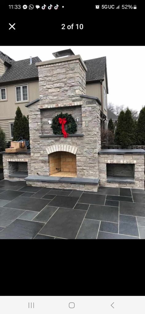 Fireplace Installation for Rainguard Masonry and Roofing in Lowell, MA