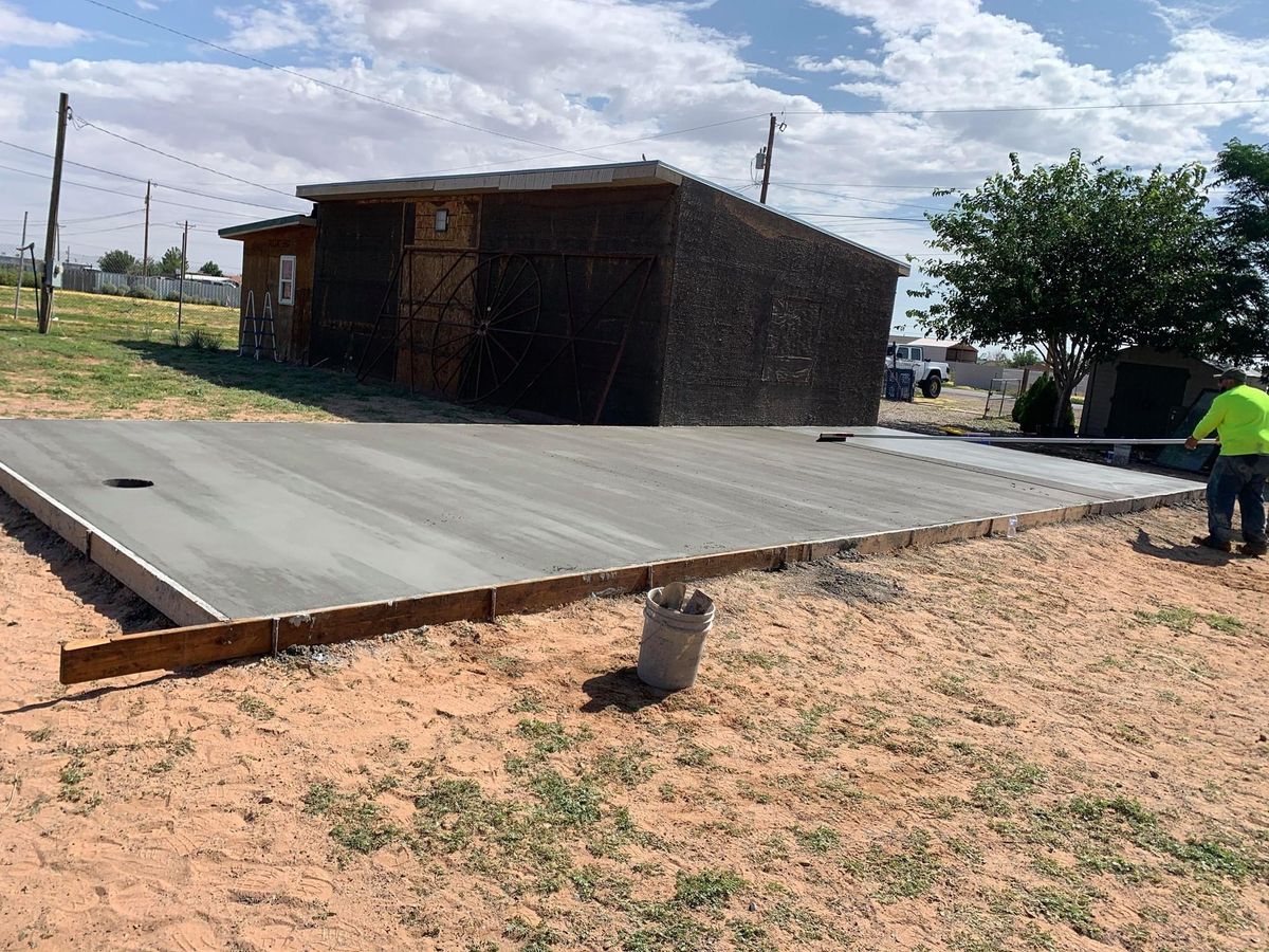 Monolithic and Floating Slabs for Gordo’z Concrete & Maintenance in El Paso, TX