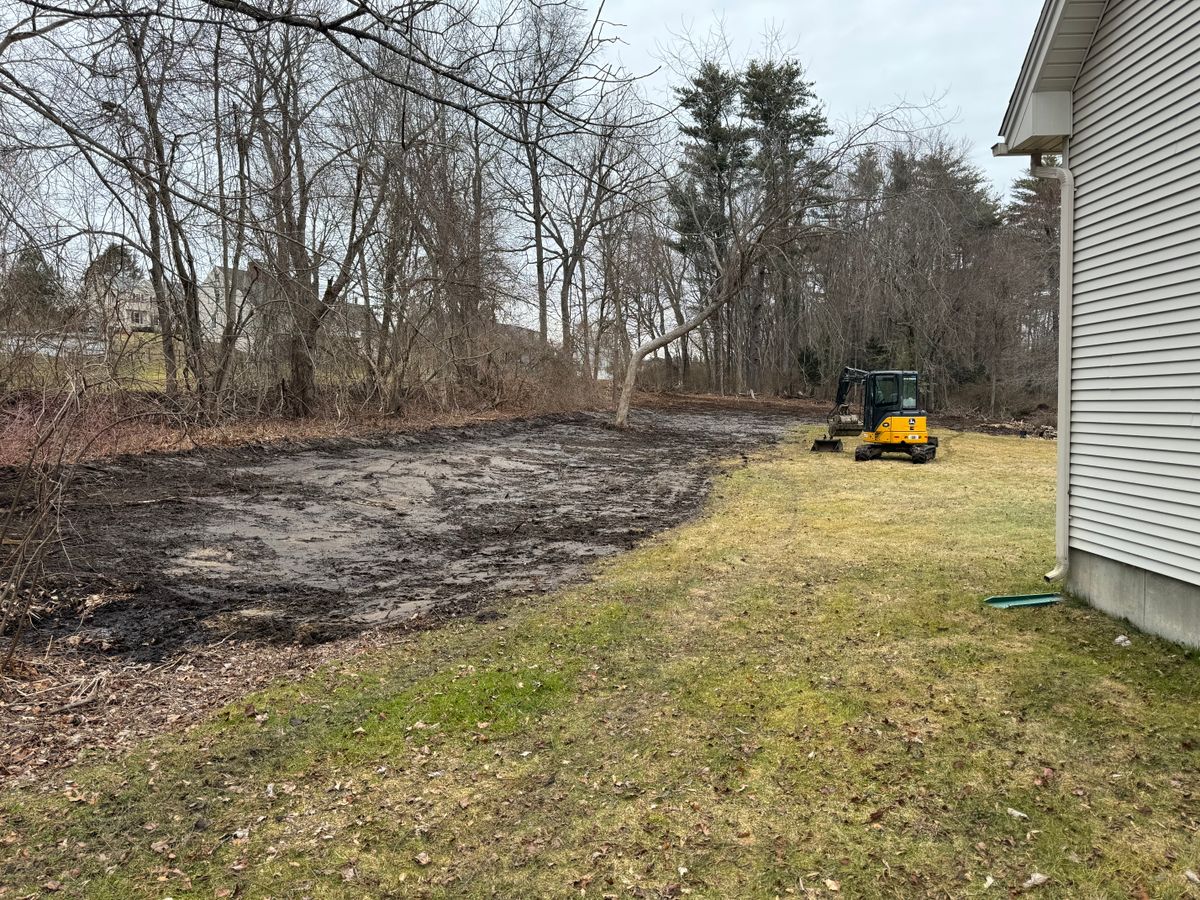 Land Clearing & Yard Expansion for Lennon Land Management in Suffield, CT