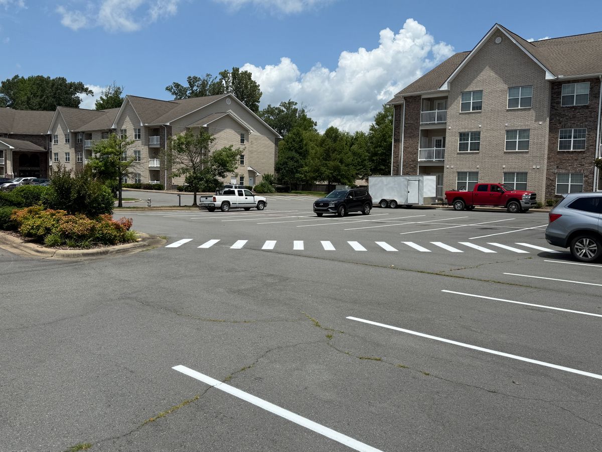 Parking Lot Striping for Straight Line Striping in Little Rock, AR
