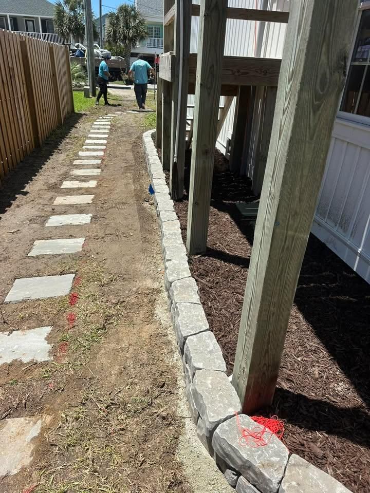 Hardscaping for Carolina Odd Jobs Inc. in Sneads Ferry, NC