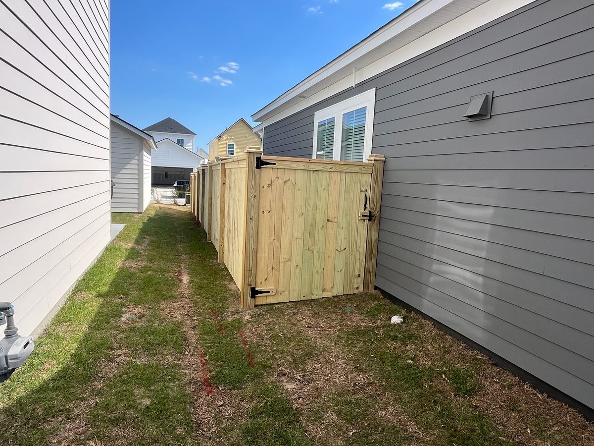 Fencing for Veteran Home Solutions in Summerville, SC