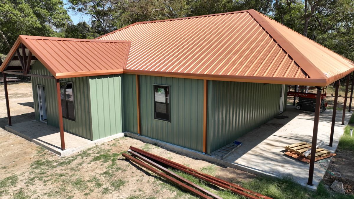 Barndominium Shells for BCS Construction in Springtown, TX