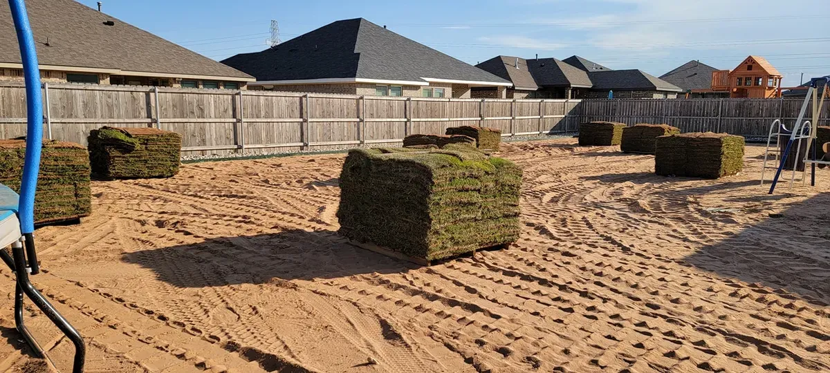 Sod Removal and Installation for AMV Irrigation Specialist LLC in Midland County, TX