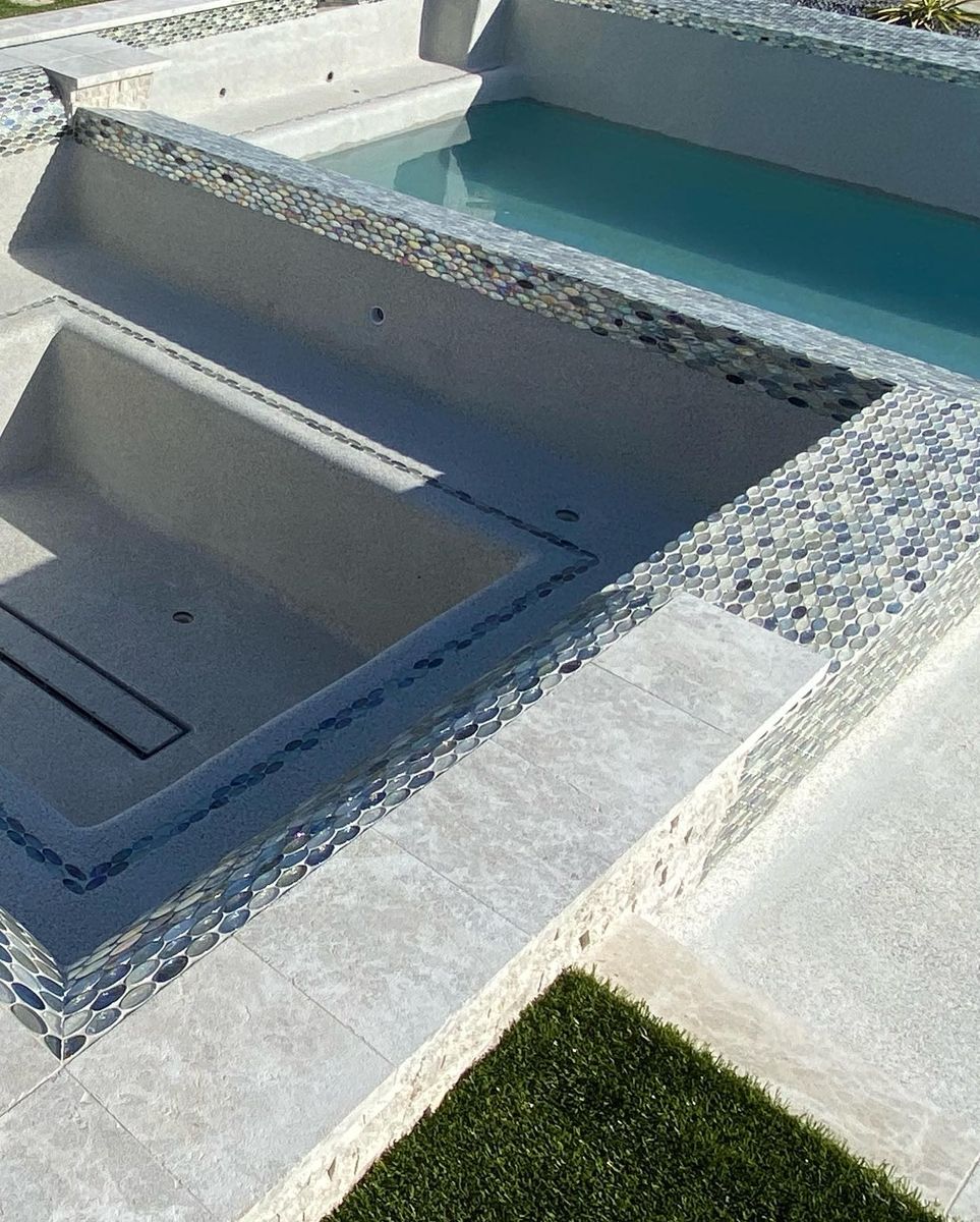 Pool Coping for J & P Construction in Houston, TX