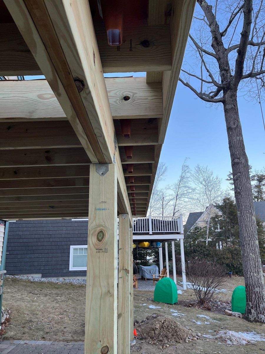 Decks Restorations for Jalbert Contracting LLC in Alton, NH