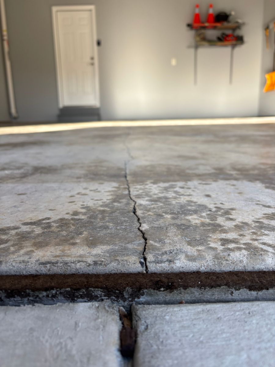 Crack Filling for Drury Concrete Coatings in St. Charles, MO