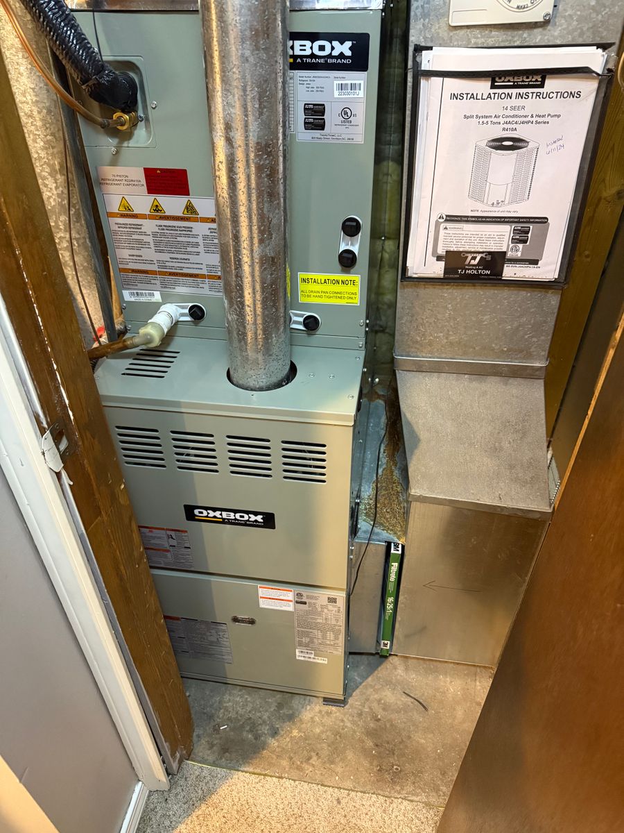 Installation of HVAC Systems for TJS HVAC Services in Olathe, KS