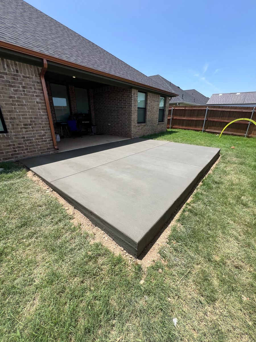 Concrete Slab Construction for BW Concrete Contracting LLC in Fort Worth, TX