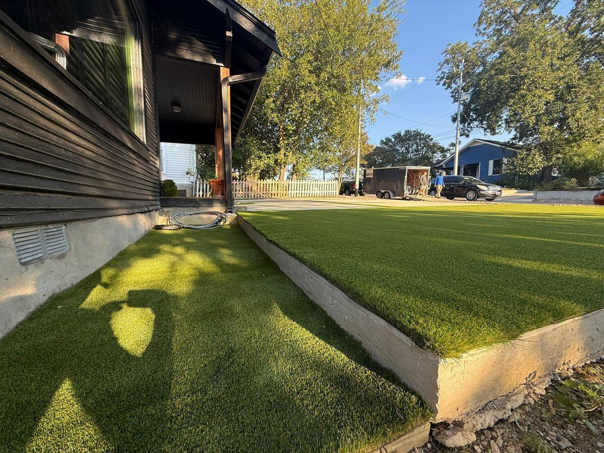 Turf Installation for Creative Edge Co. in San Antonio, TX