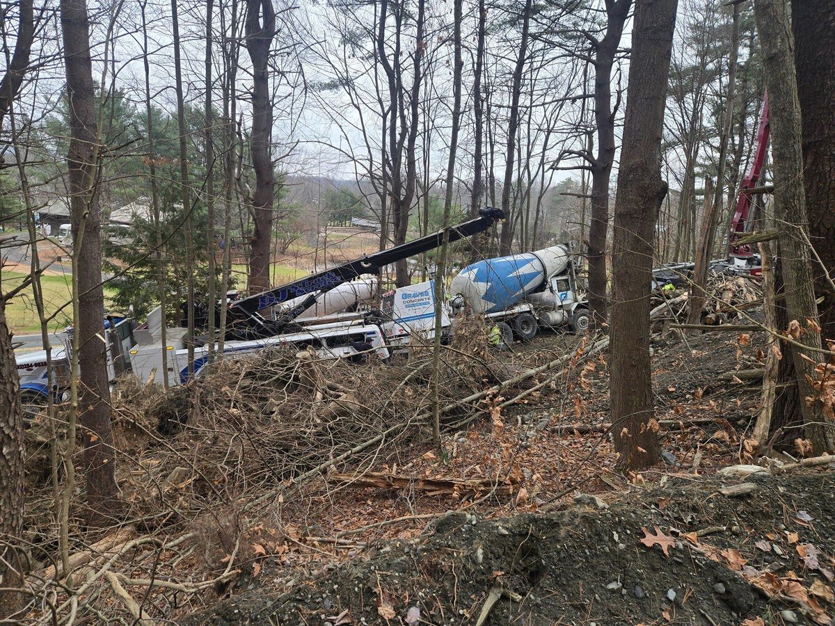 Foundation Digging for MJS Excavating in Hardwick, MA