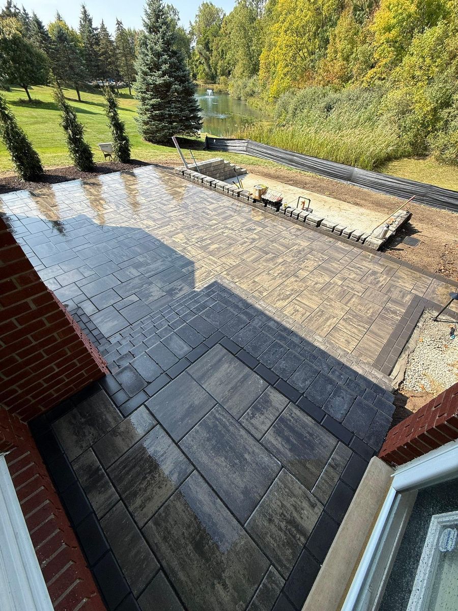 Hardscaping for Denali Outdoor Services in Washington, MI
