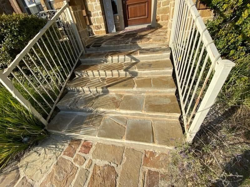 Sidewalk for Delarosa Masonry in San Antonio, TX