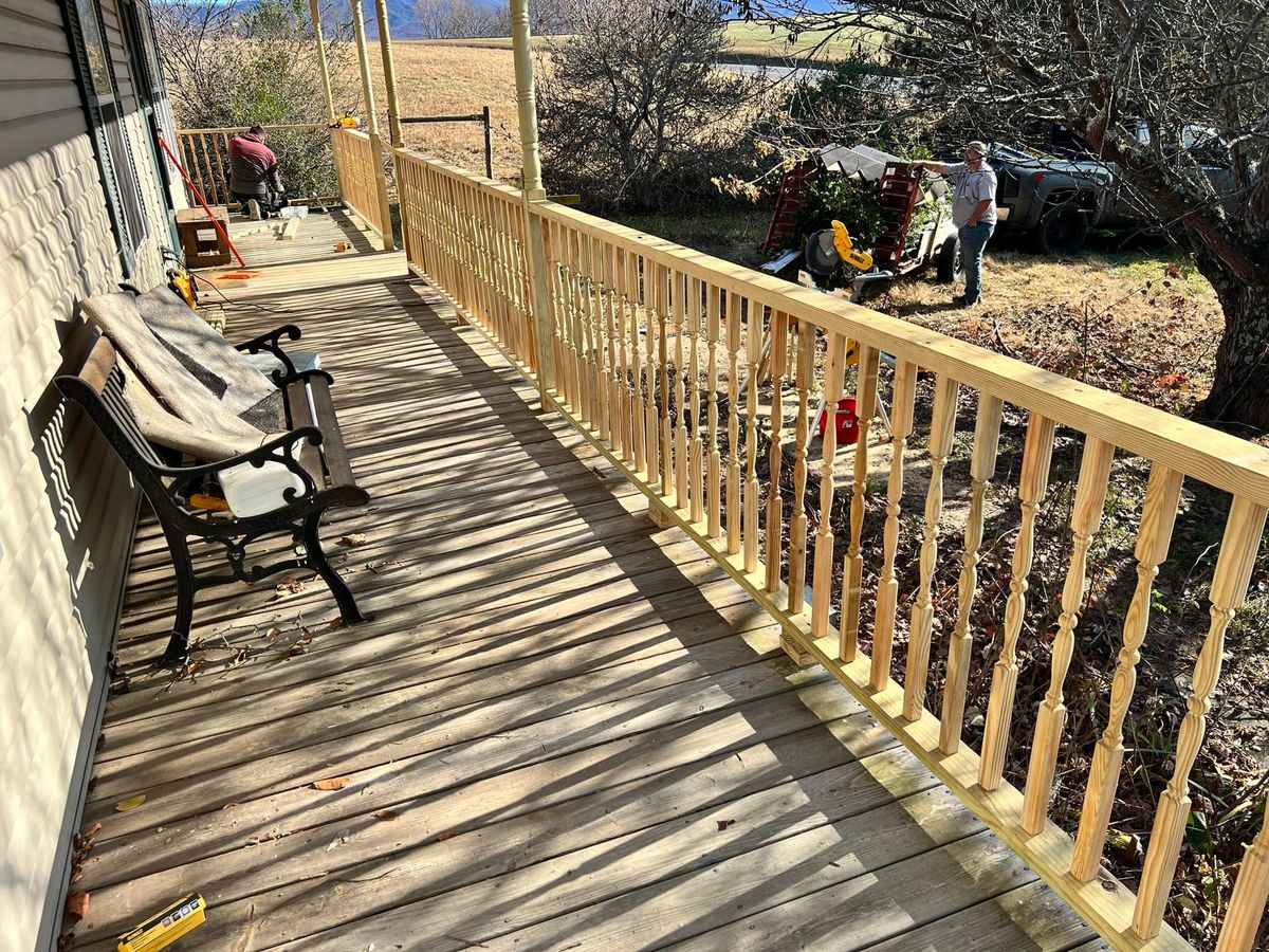 Deck & Patio Installation for Momos Construction in Piney Flats, TN