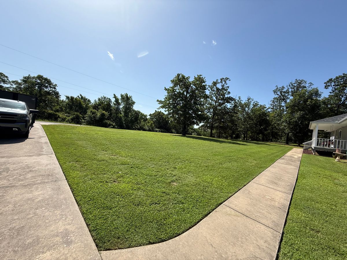 Mowing for Sandoval Lawn Care in Muldrow, OK