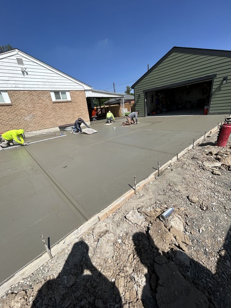 Concrete Slab Construction for Chavez Concrete INC in Denver, CO