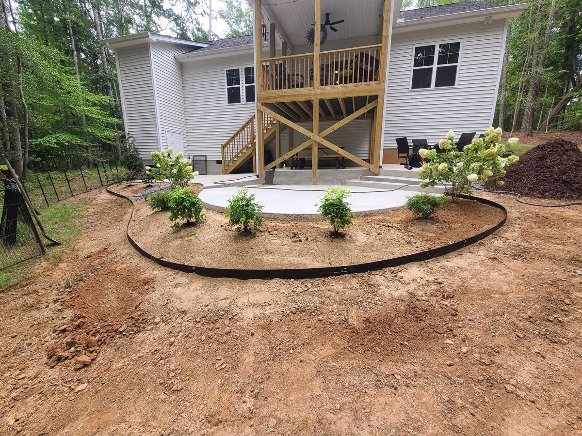 Mulch Installation for Westscape Designs in Lake Gaston, NC