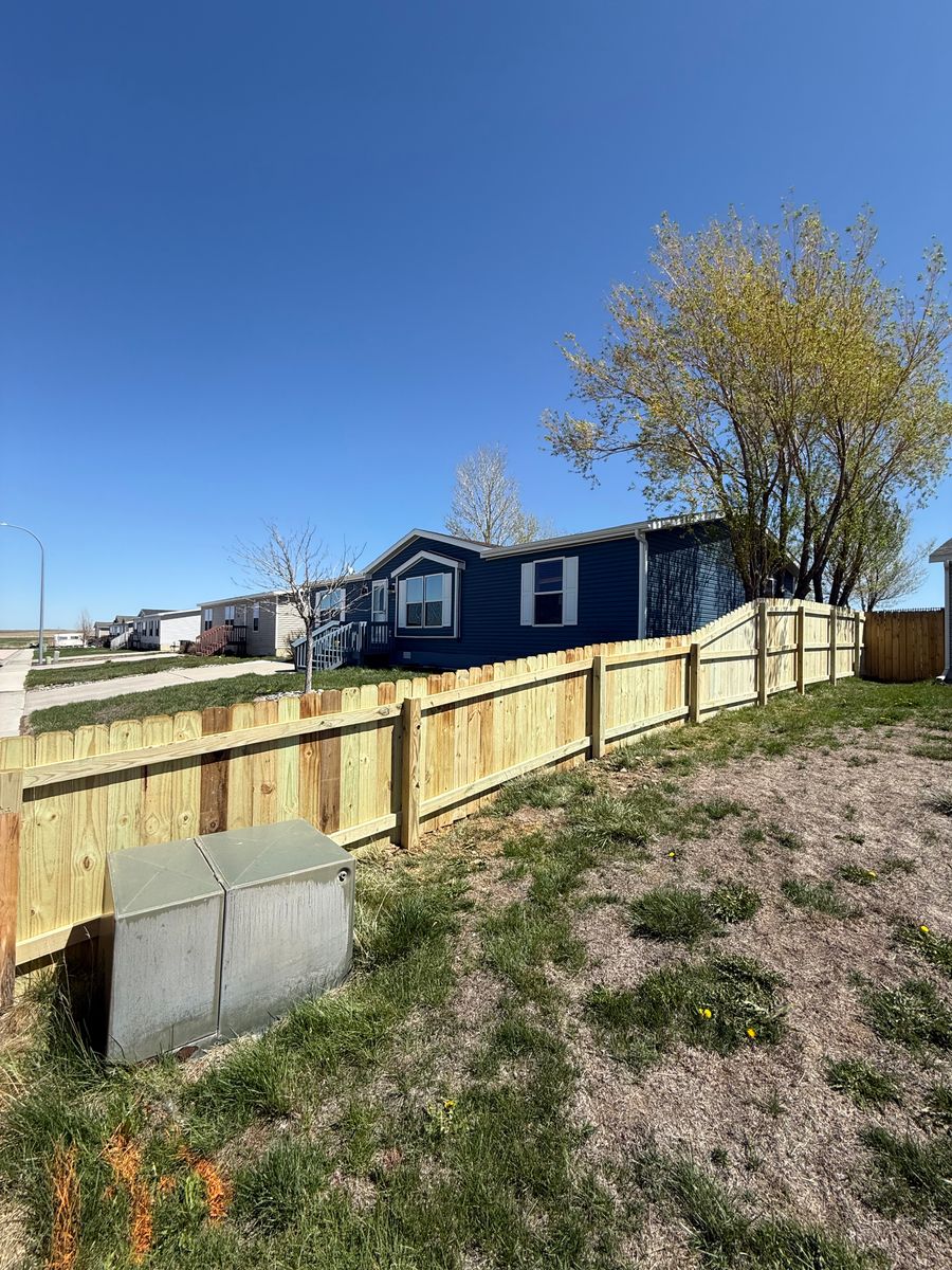 Fence Installation for DS Industries in Gillette, WY