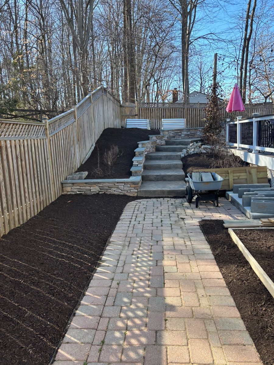 Landscape Installation for R Merkli Inc. in Mount Vernon , VA