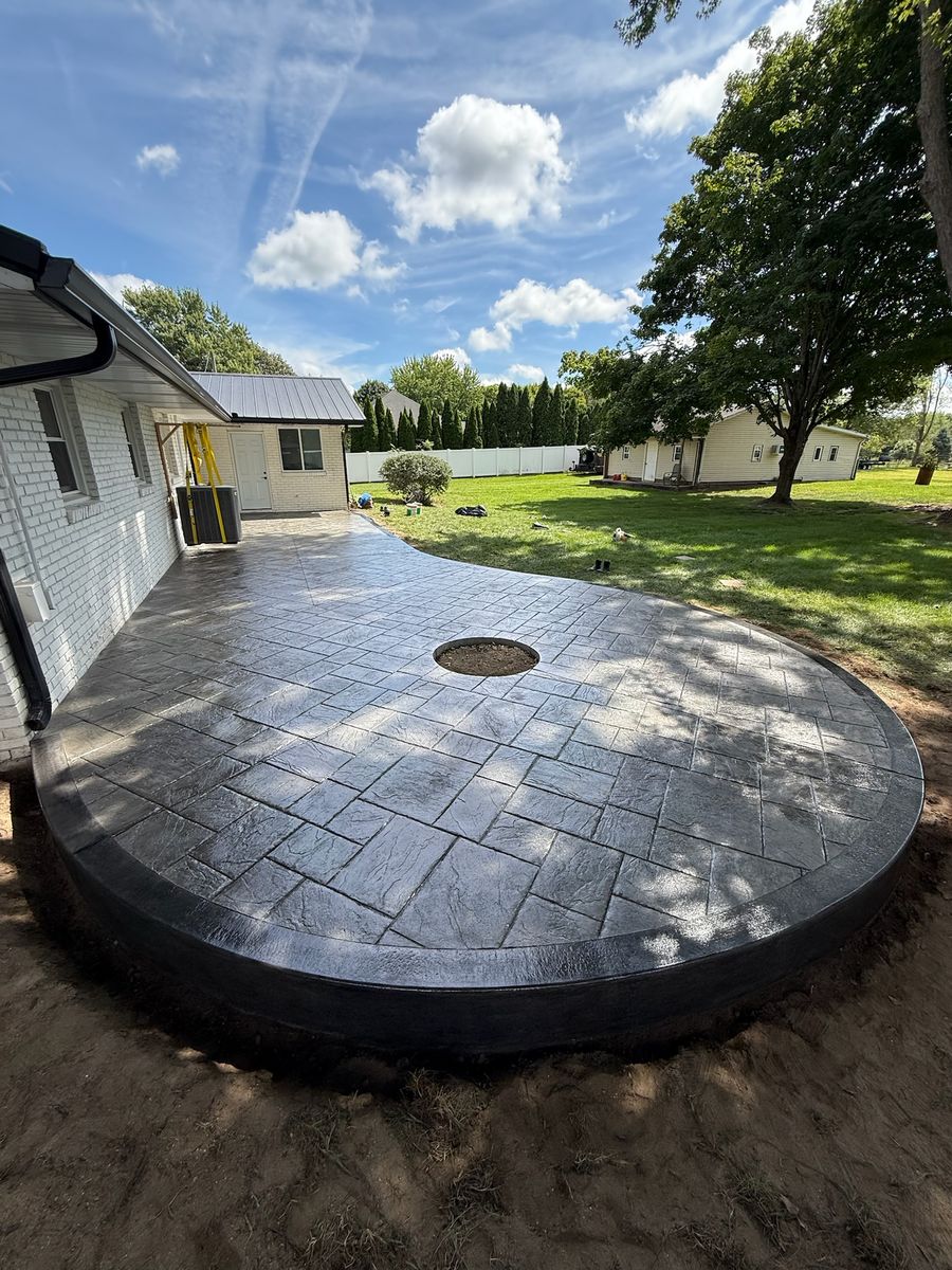 Concrete (Driveways, Sidewalks, Patios)  for Curb Concepts Plus in South Bend, IN