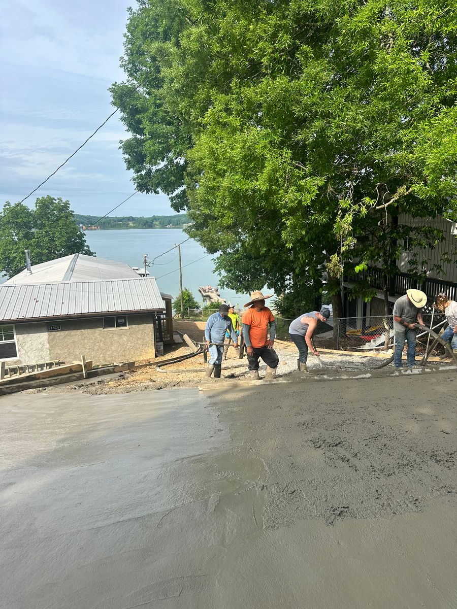 Driveways & Sidewalks for Out of the Blue Concrete in Cocke County, TN