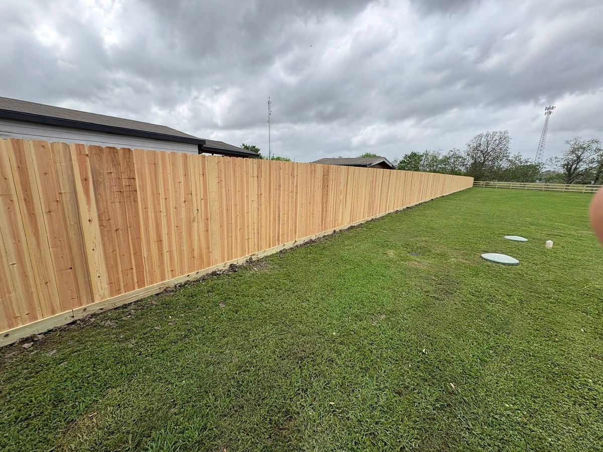 Fence Installation for Longhorn Fence & Land Development in Webster, TX