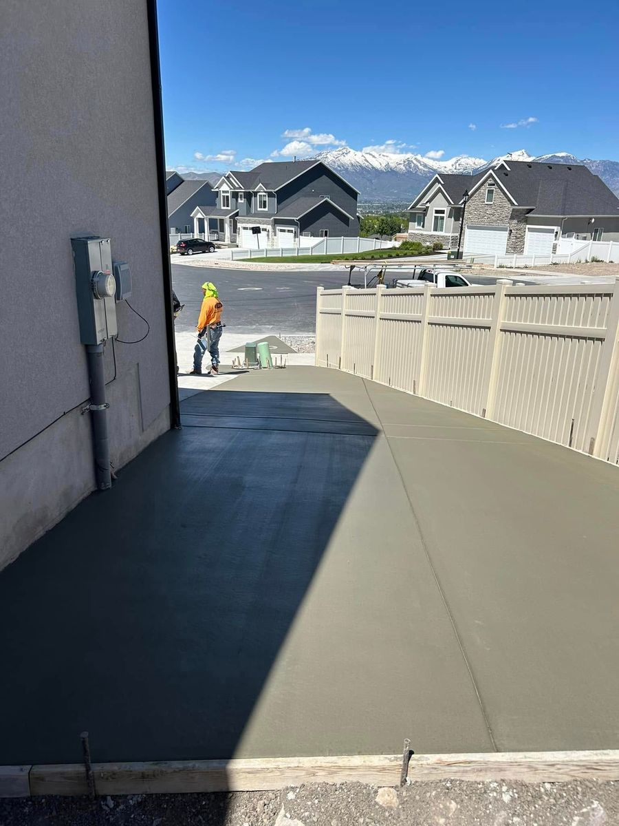 Сoncrete Installation for Hifo Construction in Spanish Fork, UT