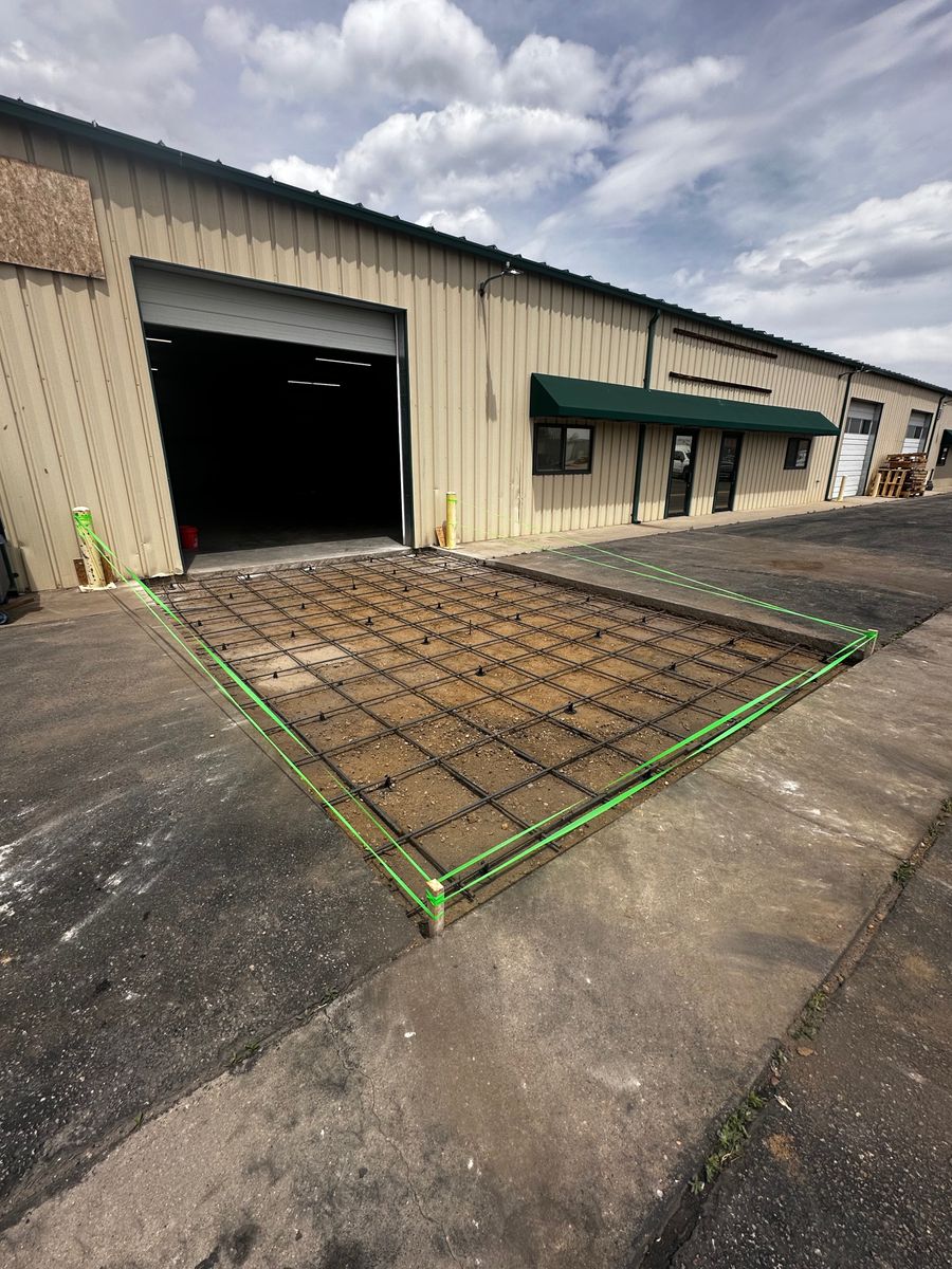 Concrete Slab Construction for B&M Concrete LLC in Longmont, CO