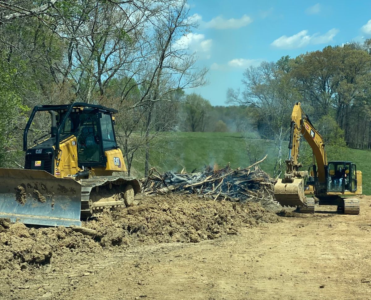 Land Clearing for PLW Construction in Dickson, TN