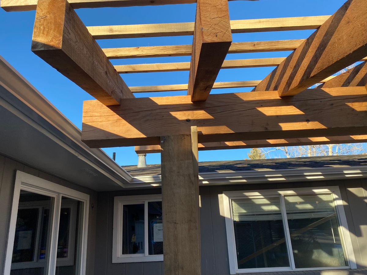 Shade Structures/Pergolas for D & D Builders in Boulder, CO