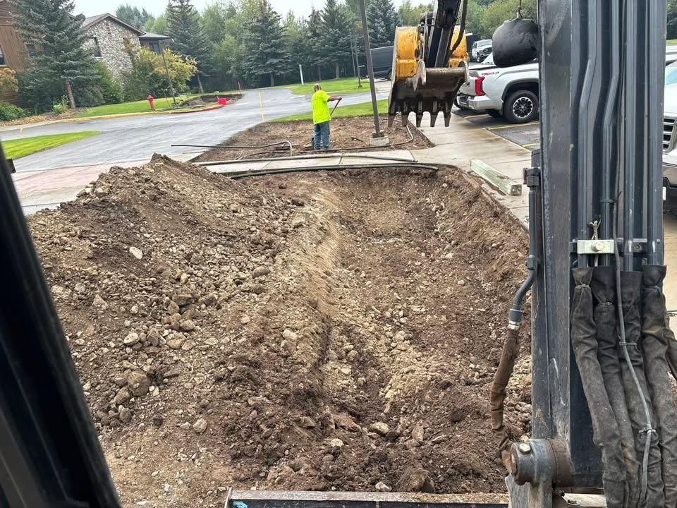 Land Grading for Kilroy Construction in Afton, WY