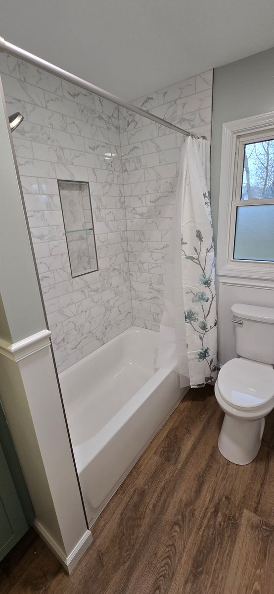 Tile installation for Brush Rooms in Rochester, NY